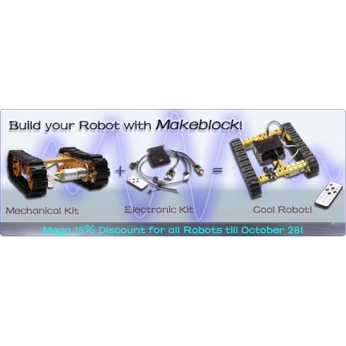 15% Discount for all Makeblock Products till October 28!